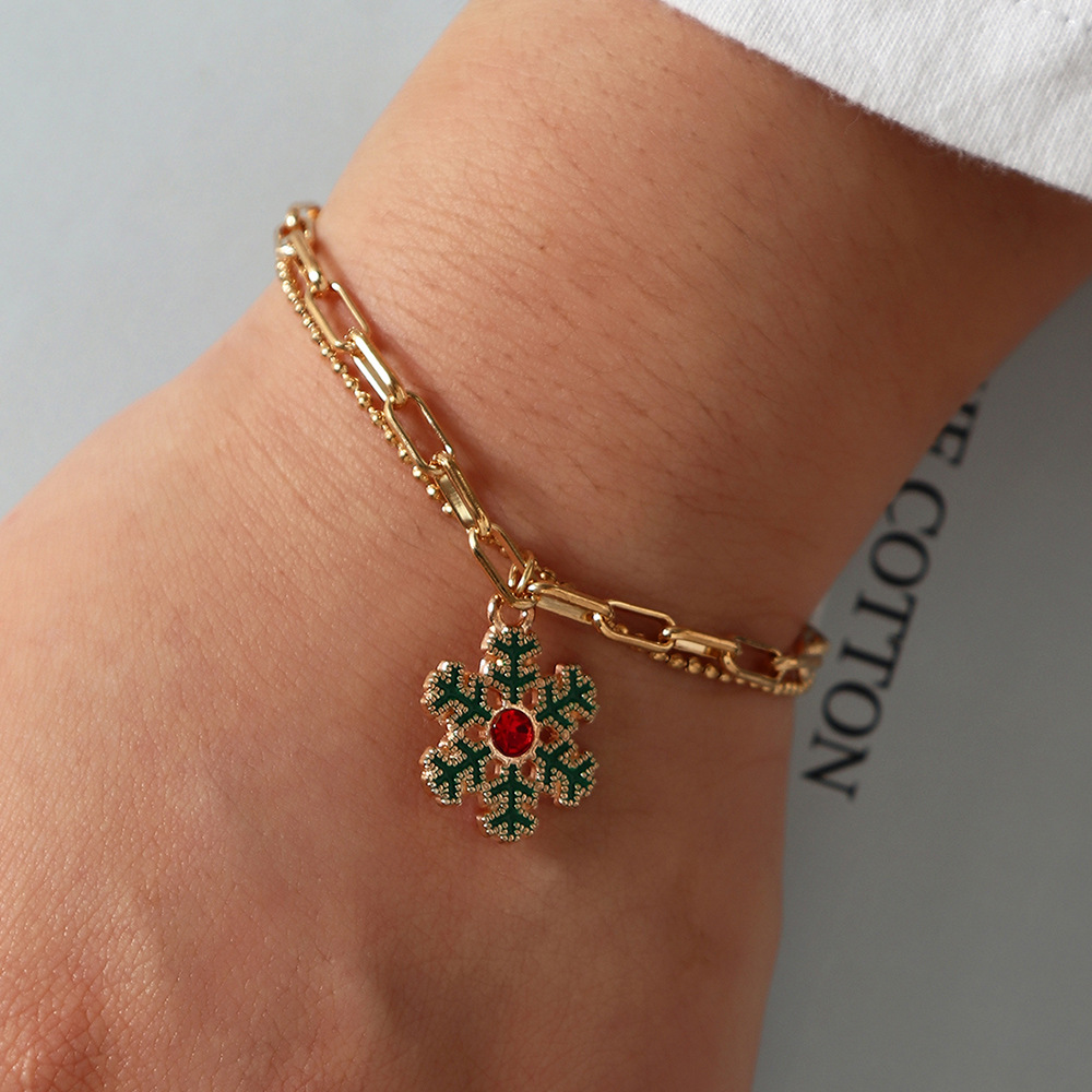 Christmas Ornaments Bracelet for Women
