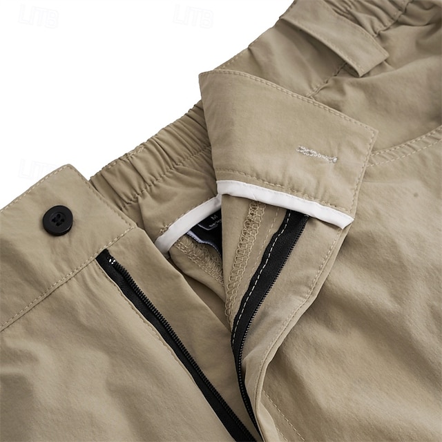 Versatile Tactical Cargo Shorts with Zipper Pockets – Waterproof, Breathable, and Ideal for Outdoor Activities