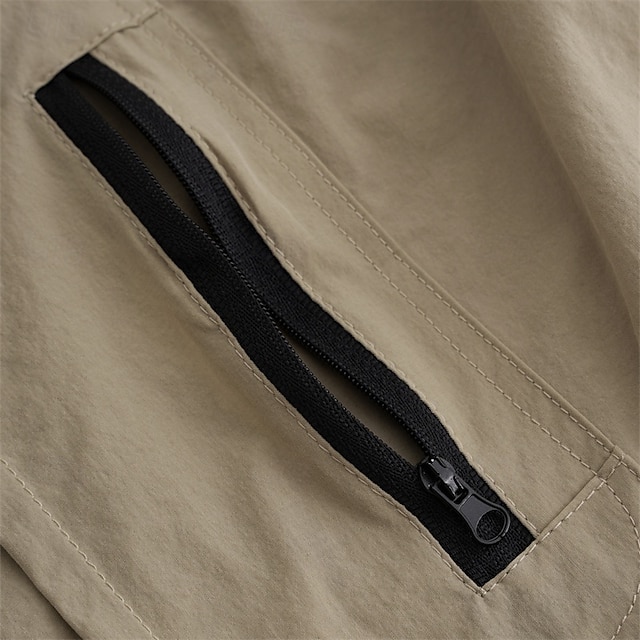 Versatile Tactical Cargo Shorts with Zipper Pockets – Waterproof, Breathable, and Ideal for Outdoor Activities